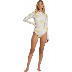 2024 Billabong Mujer Traje De Surf Peaceful Palms EBJWR03009 - Multi